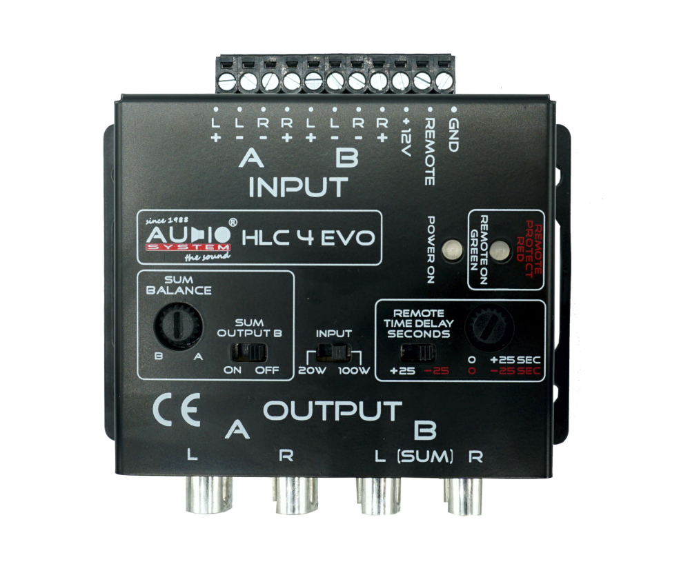 Audio System HLC4 EVO | 4-Kanal High-Low Converter